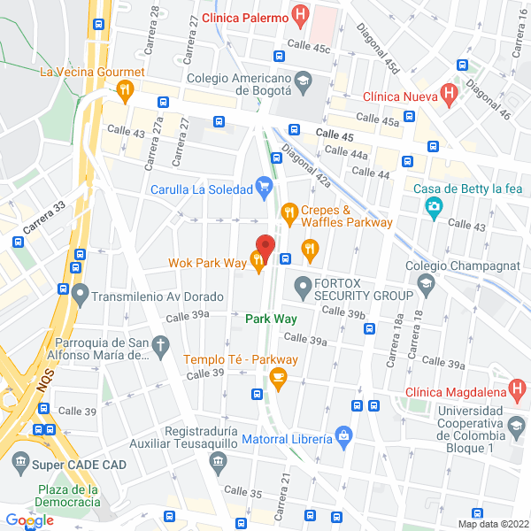 Map of Ana Lucía Marciales Suárez