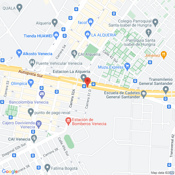 Map of Centro Especialistas En Odontología Integral Ltda.