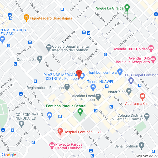 Map of Super Real S.A.S.