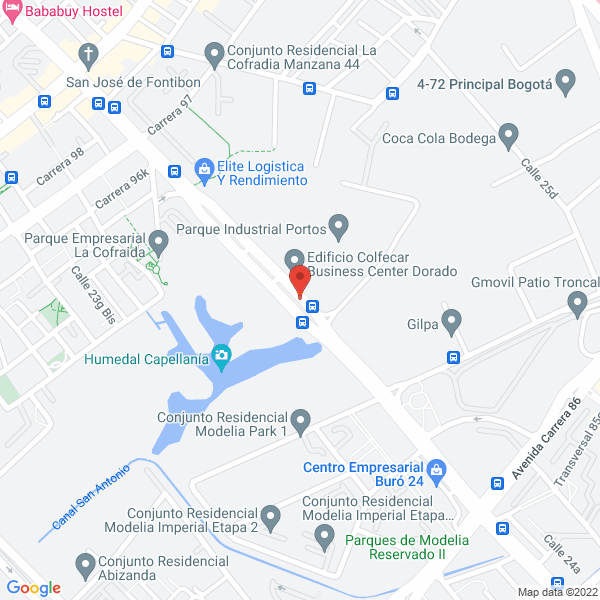 Map of Kether Worldwide Sociedad Anonima