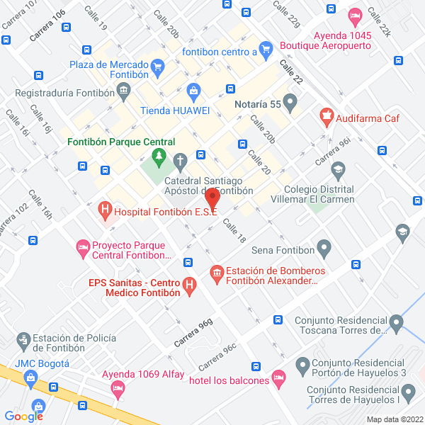 Map of Fundación Cristovisión