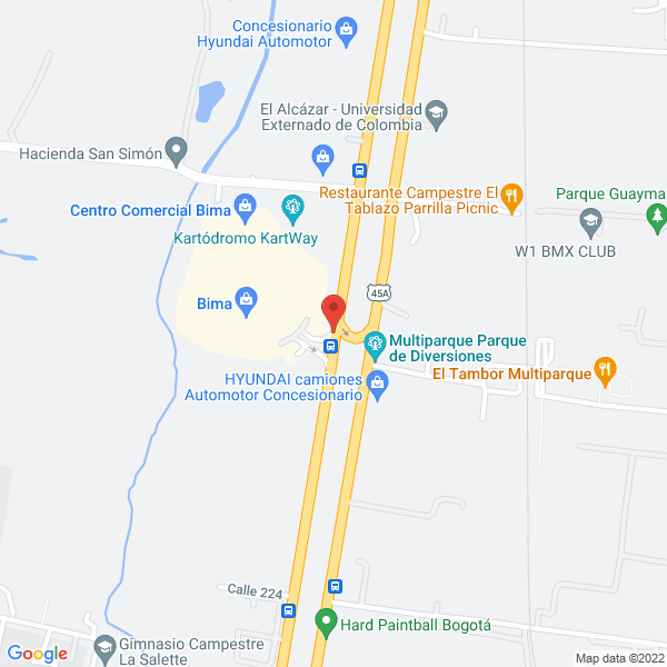 Map of Diario De Bogotá
