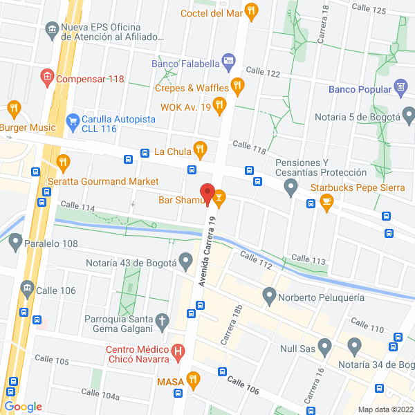 Map of Grupo Factorial Finsa