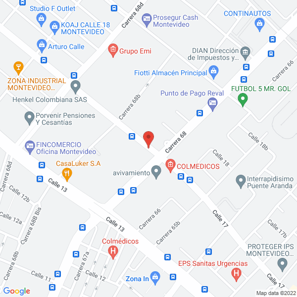 Map of Hot And Cold Packaging Ltda