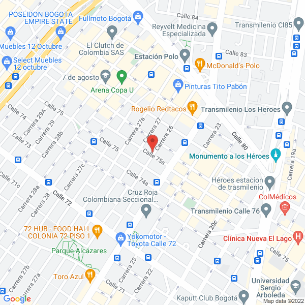 Map of Taximo S.A.S.