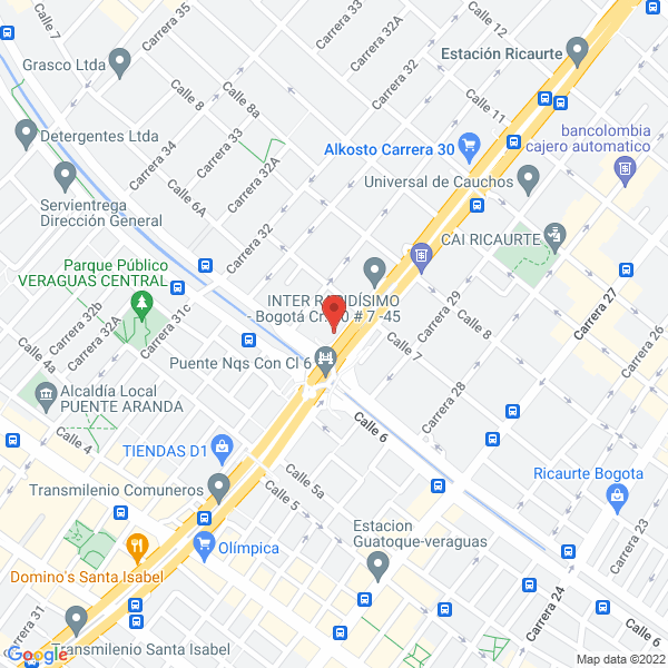 Map of Grupo Tim S.A.S.