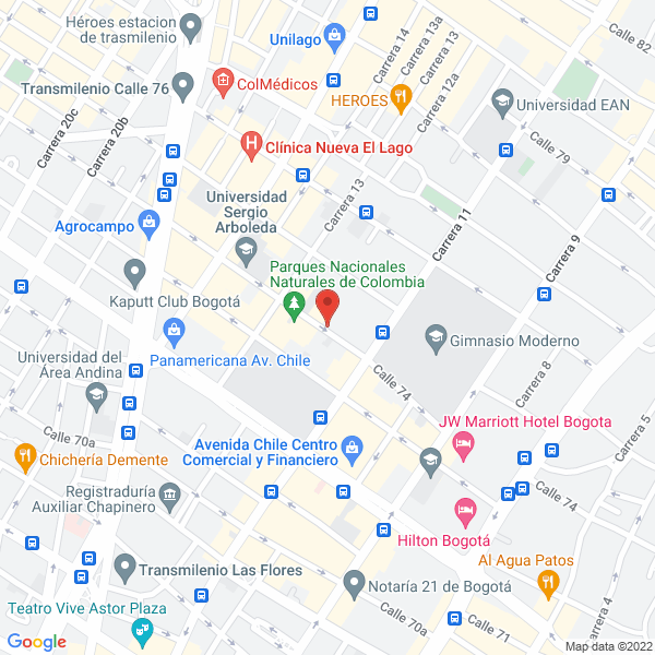 Map of Distribuidora De Articulos De Construccion Atuba S.A. En Liquidacion