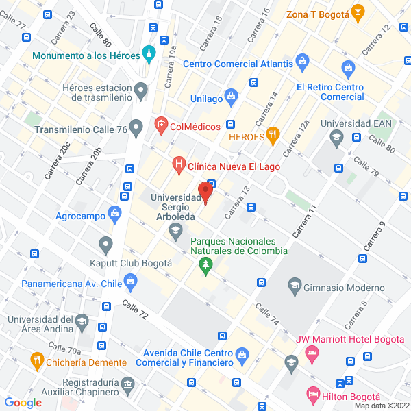 Map of Gma Construcciones Ltda