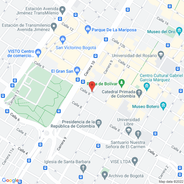 Map of Tipografía