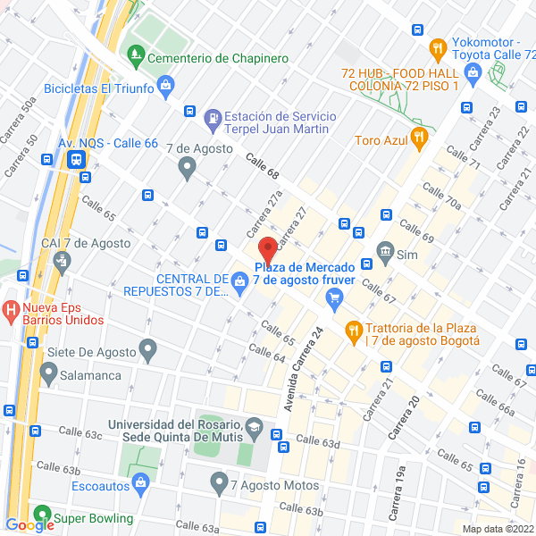 Map of Roda Ruíz Y Cía. S.A.S.
