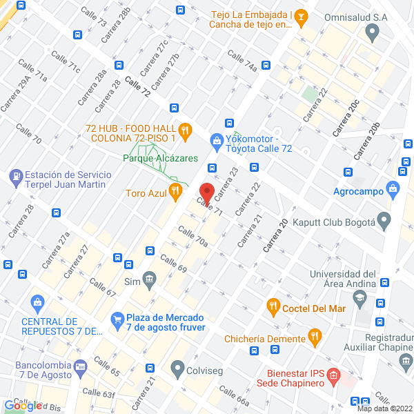 Map of Delphoss Arquitectos S.A.S.
