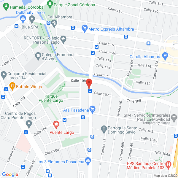 Map of Nohora Ubaldina Pazos Cortes