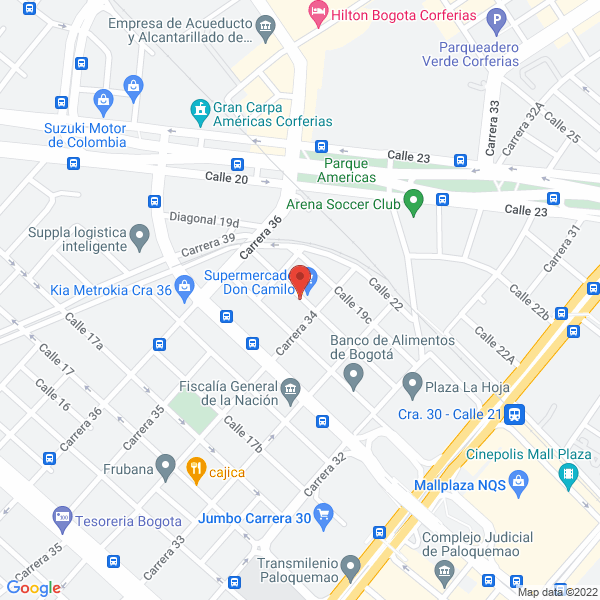 Map of Tecnimagro R Y M Ltda.