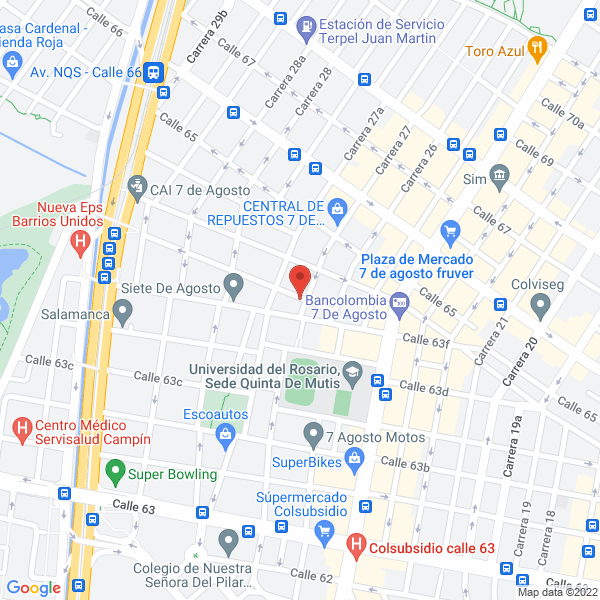 Map of Importadora De Repuestos Suwon Ltda.