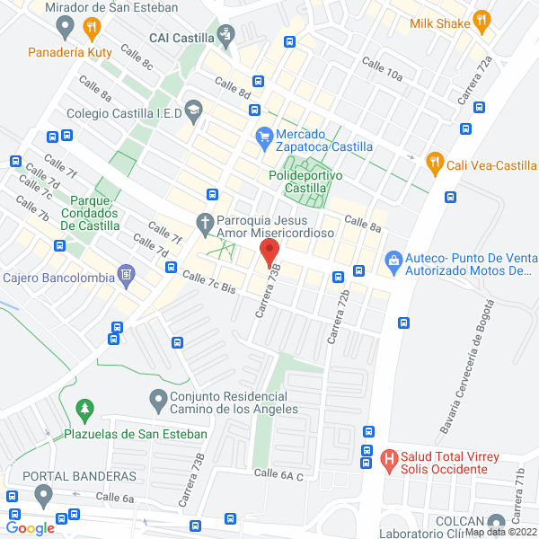 Map of Comsertek S.A.S.