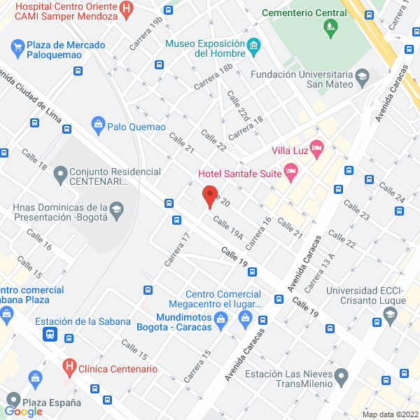 Map of Surtifood De Colombia S.A.S.
