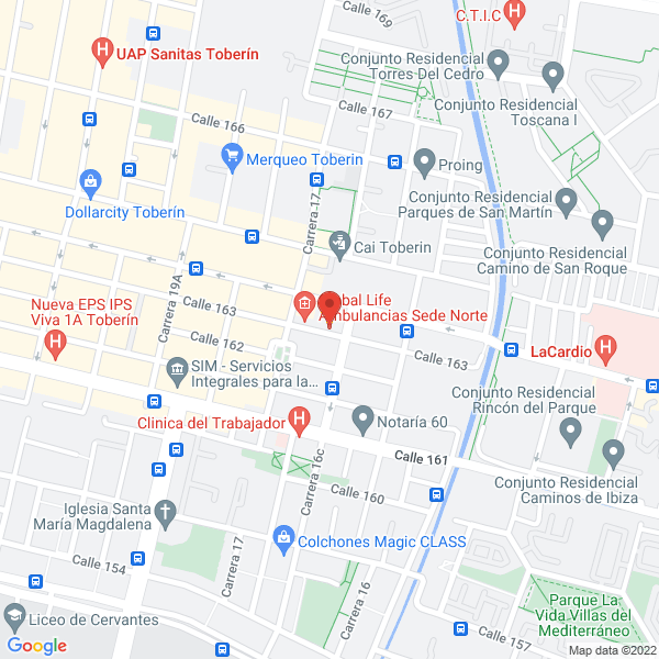 Map of Comercializadora De Frutas Y Verduras Agroaraujo