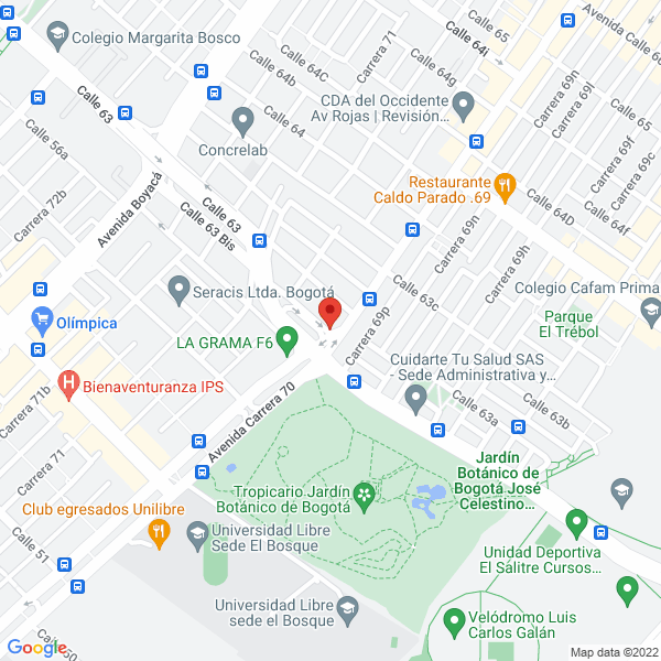 Map of Octopus Diseño Ltda