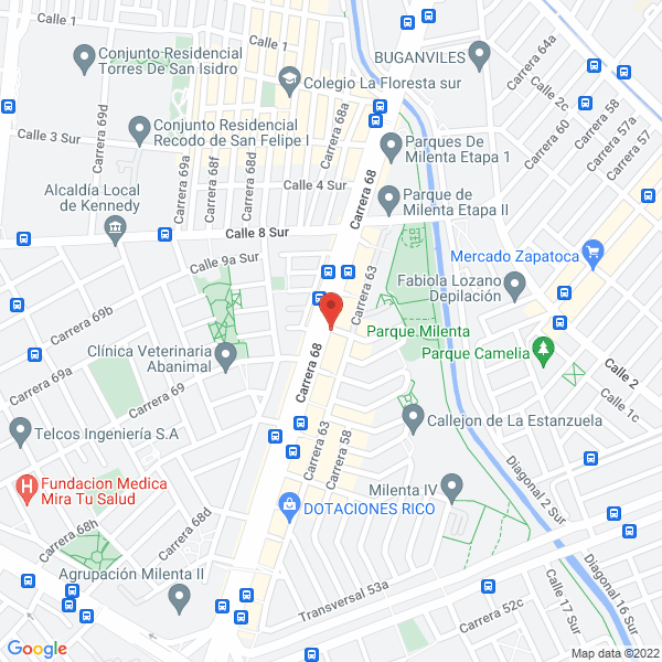 Map of Sierra Graciela