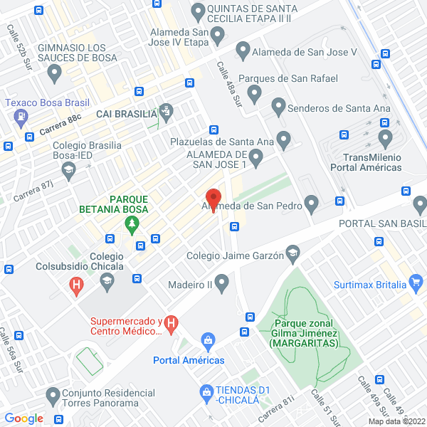 Map of Ibanasca Ltda.
