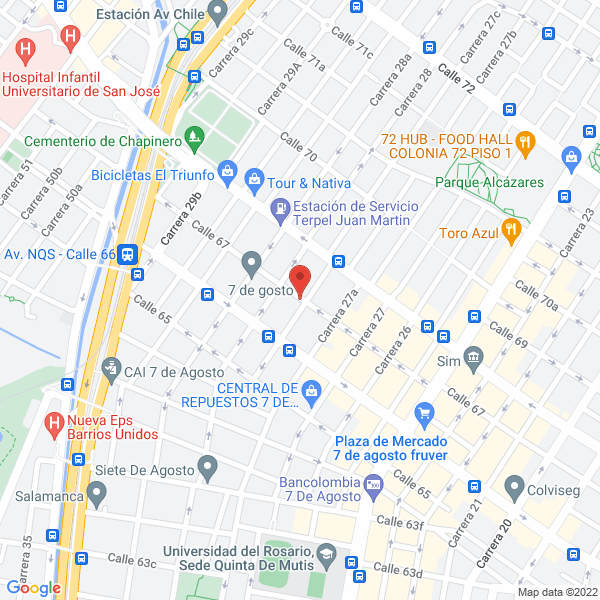 Map of Luz Marina Prieto Alvarado