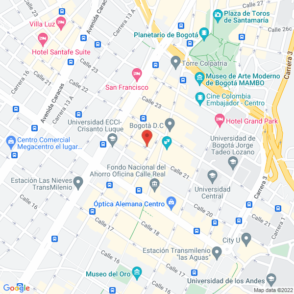 Map of Claudia Patricia Jimenez Maffiold