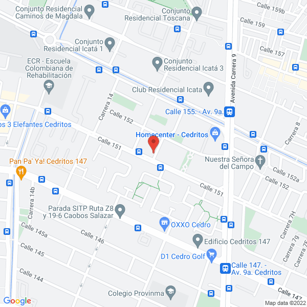 Map of Sale & Vale