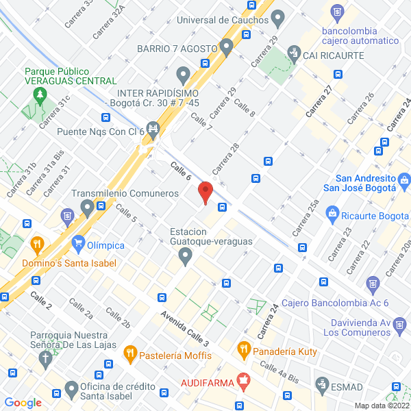 Map of Maguaco Diseño S.A.S