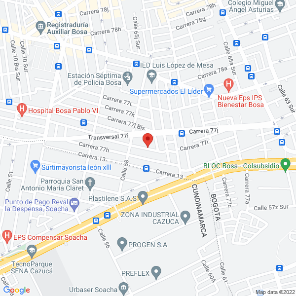 Map of Maíz Soya Alicia