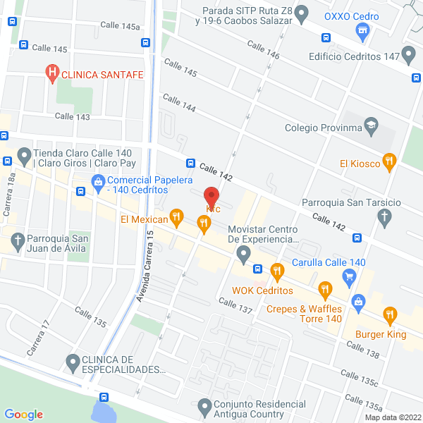 Map of Home & Hotel Electronic Locks S.A.S.