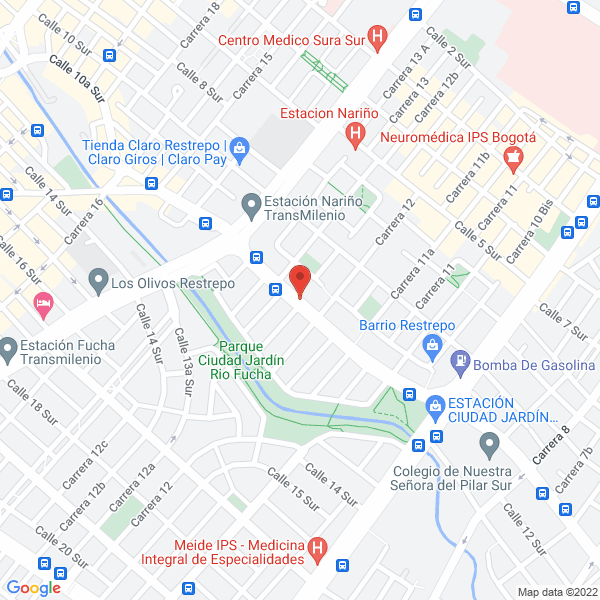 Map of Arquiconstrucción