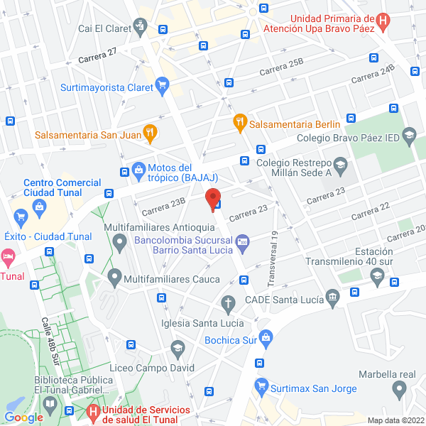 Map of Productos De Aseo Distryaseo