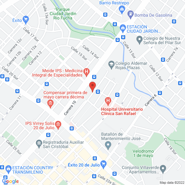 Map of A&G Empresariales