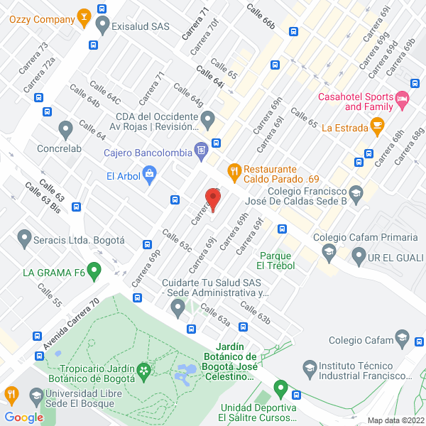 Map of Abc Construcciones Y Acabados Mr Ltda.