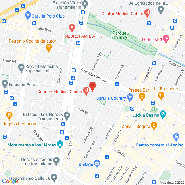Map of Asociación Colombiana De Neonatologia