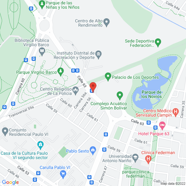 Map of Coopidred
