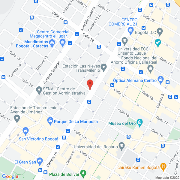 Map of Cooprecaudos