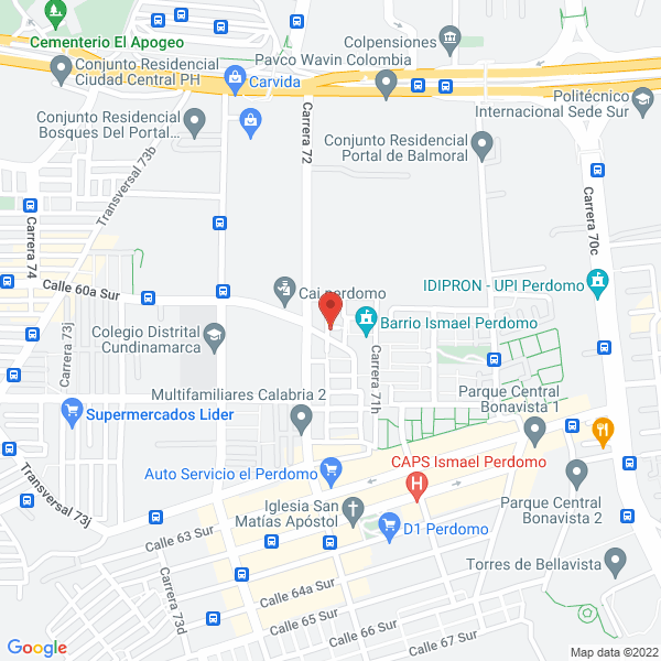 Map of Fondo De Empleados De Minipak