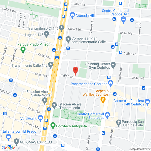 Map of Fondo De Empleados Preveo
