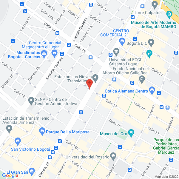 Map of Porvecoop Ltda