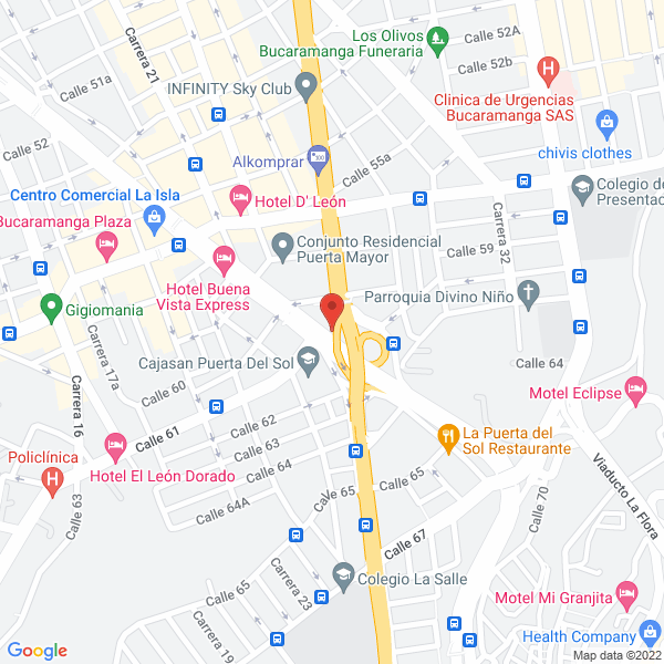 Map of Previcaja
