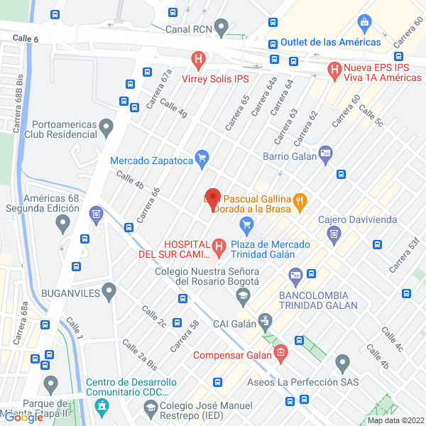 Map of Setemi Limitada