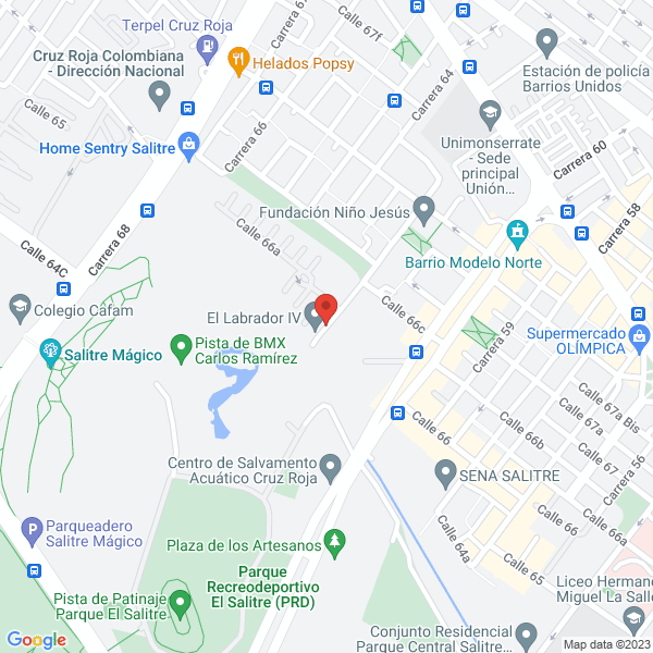Map of Virgina López B. Consultoría En Gestión Del Talento S.A.S.