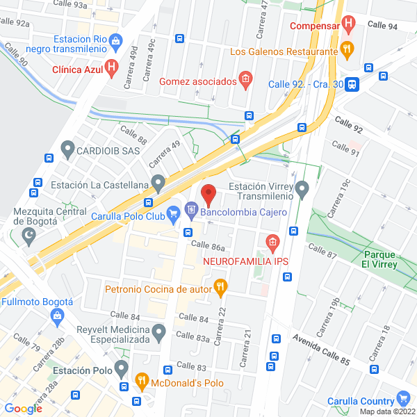 Map of La Chocolata Sas