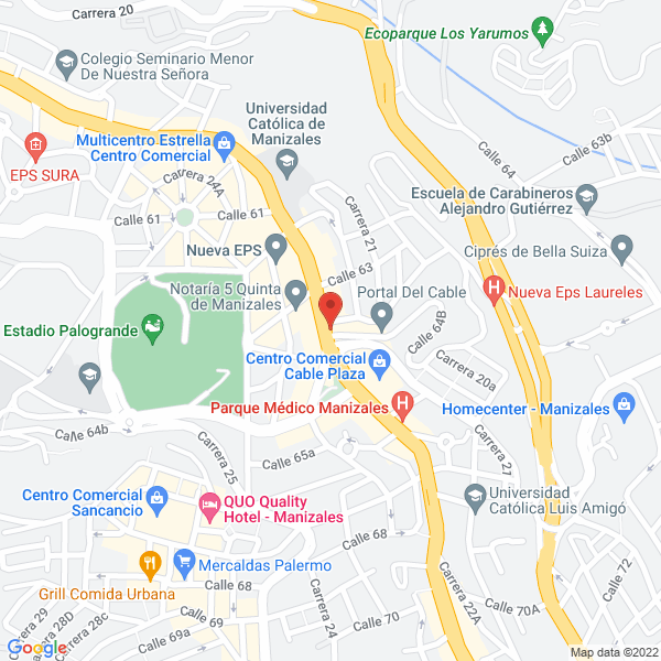 Map of Calderon Saffon Y Cia S.C.A.