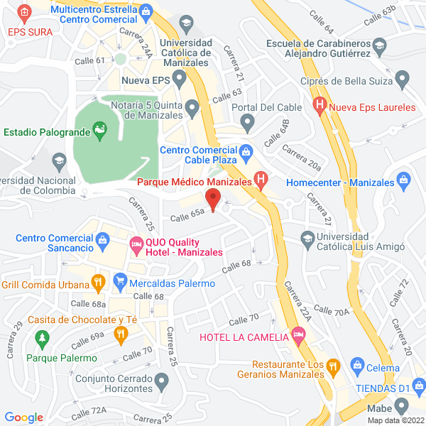 Map of Pulecio Proyectos Inmobiliarios S.A.S