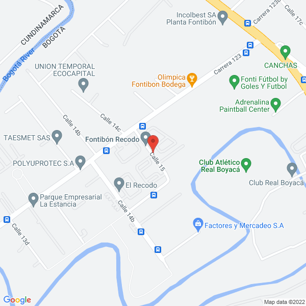 Map of Chocolates Cangrejo