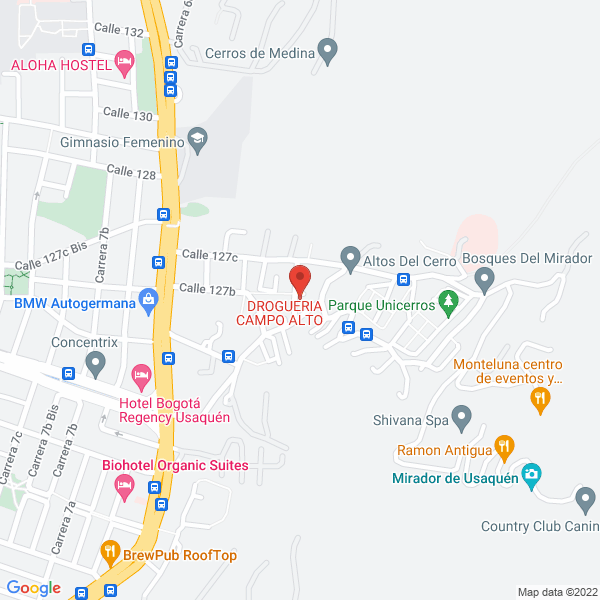 Map of Construcciones Y Acabados Botero S.A.S.