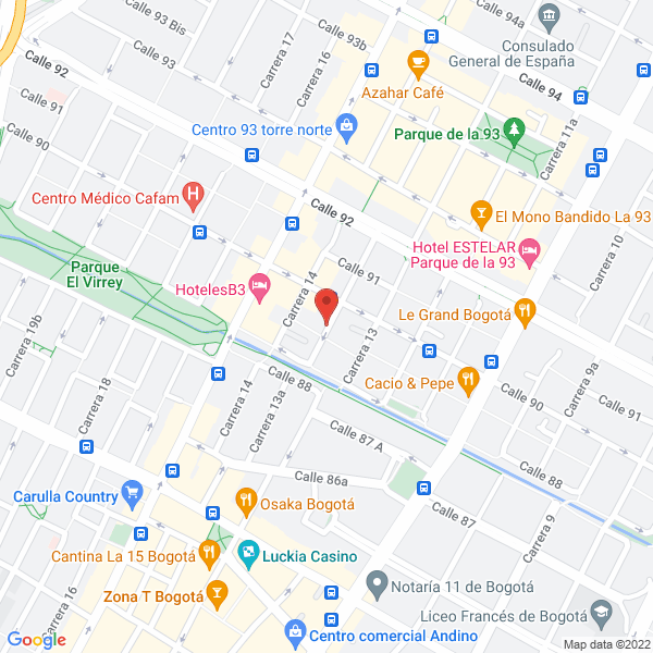 Map of Dj Arquitectos Sas