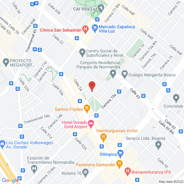 Map of Doc En Casa Atencion Integral Domiciliaria S.A.S